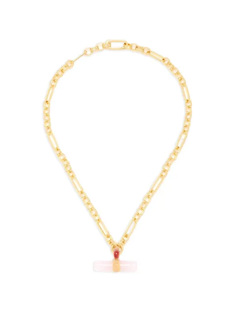 Sandralexandra T bar-pendant necklace