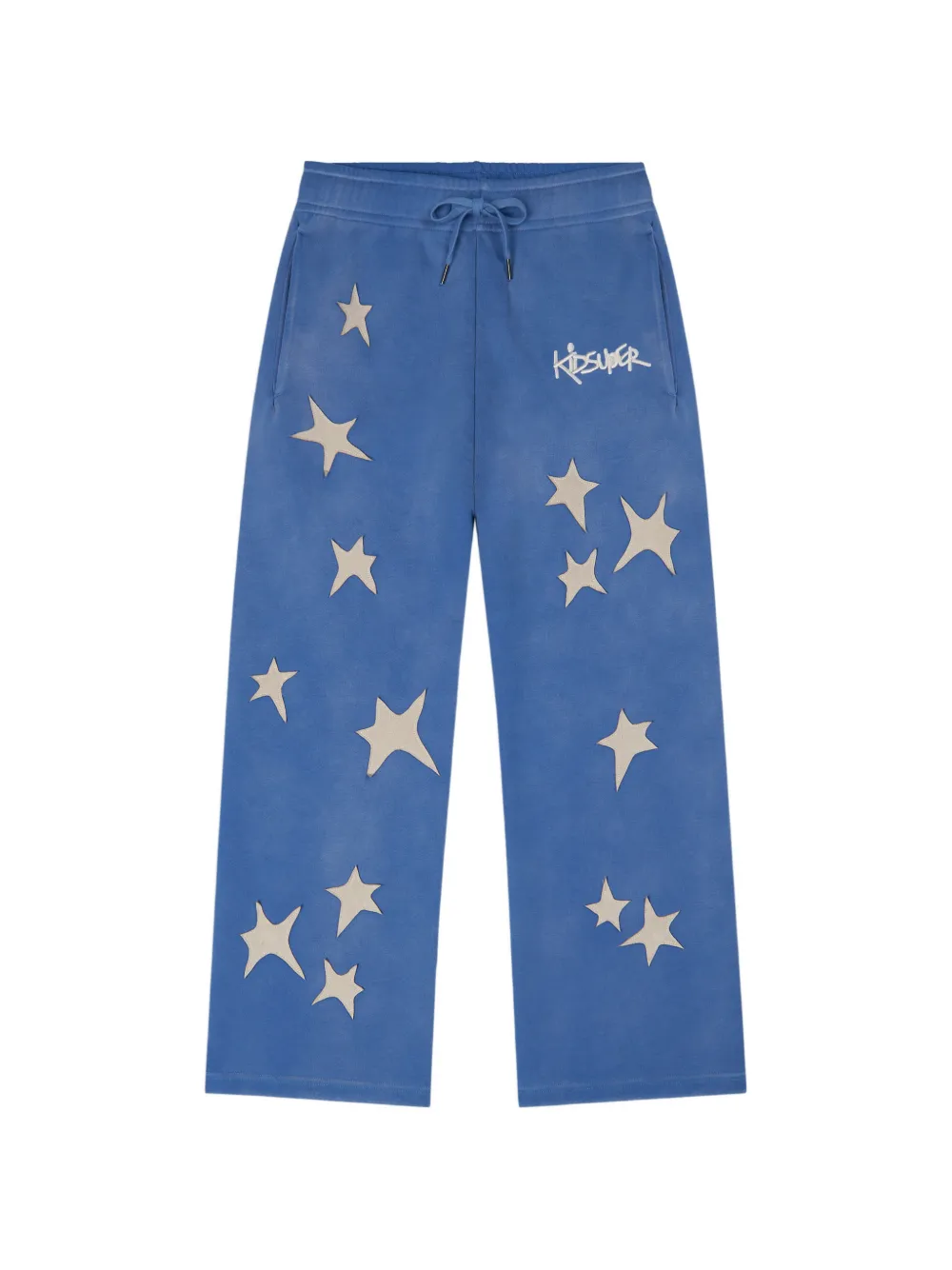 KidSuper star graphic trousers - Blu