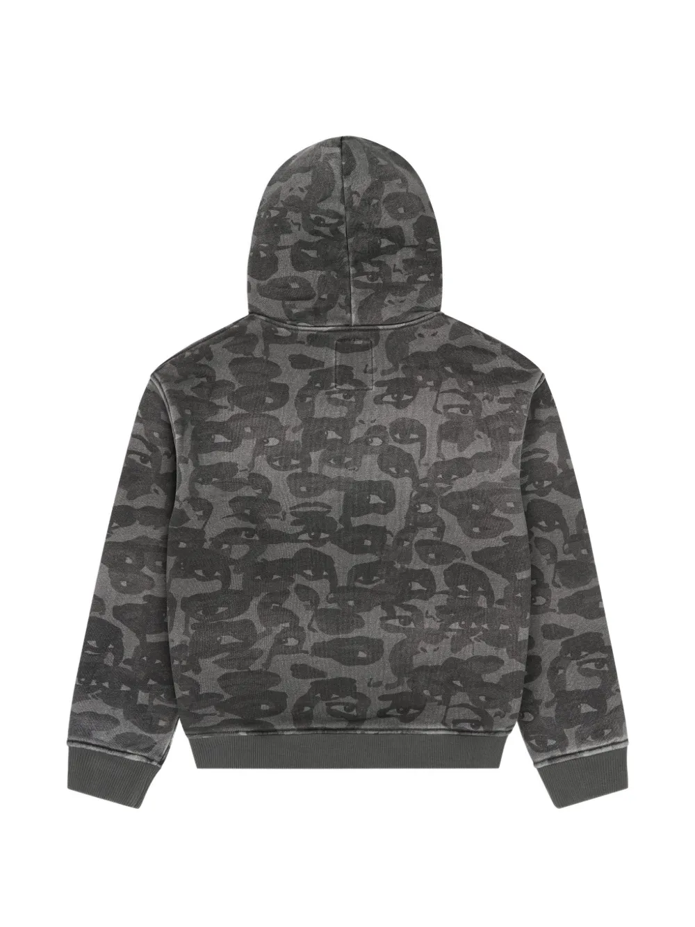 KidSuper Sweater met capuchon en camouflageprint Grijs