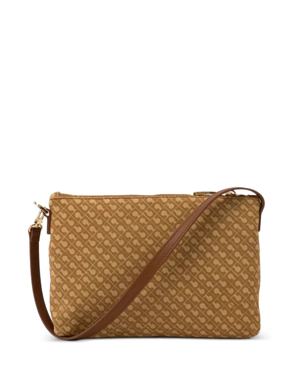  Gherardini Patterned Top-handle Shoulder Bag - Neutrals 