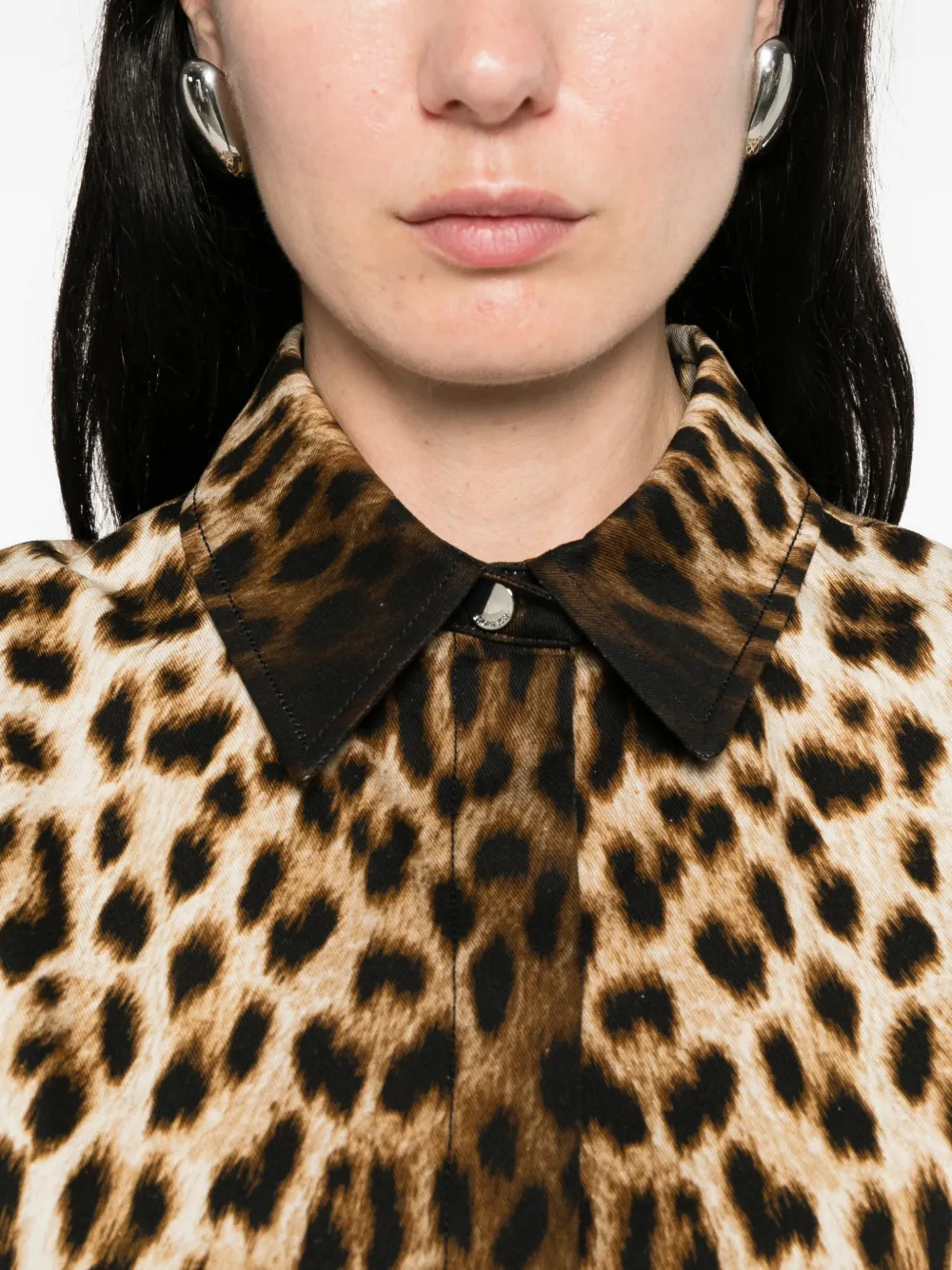 Sportmax Lonza mini-jurk met dierenprint Beige