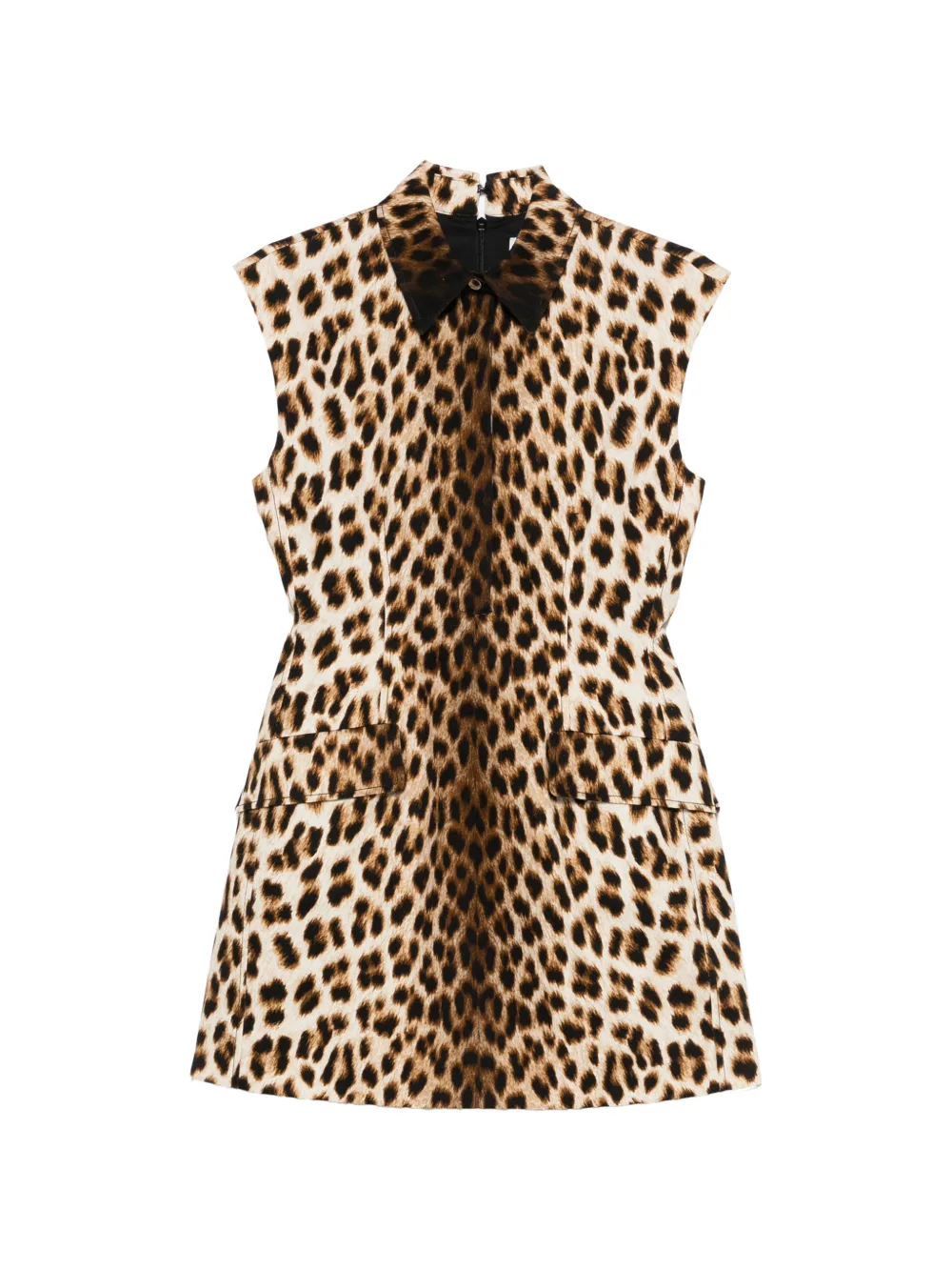 Sportmax Lonza animal-print mini dress - Marrone
