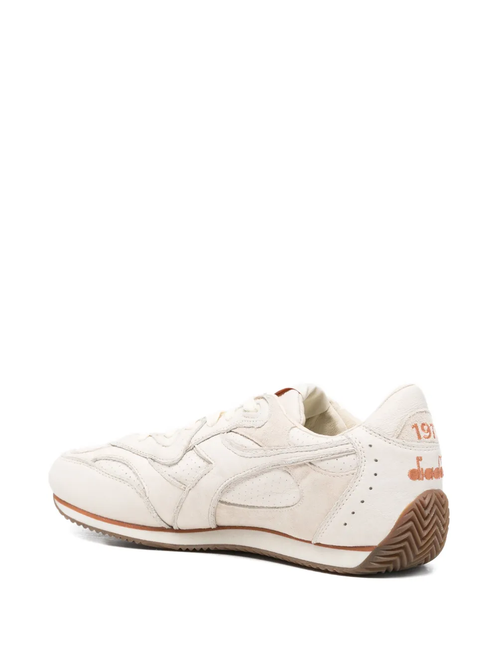Diadora panelled leather sneakers Beige