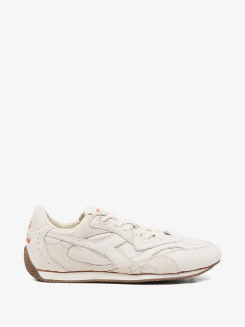 Diadora panelled leather sneakers