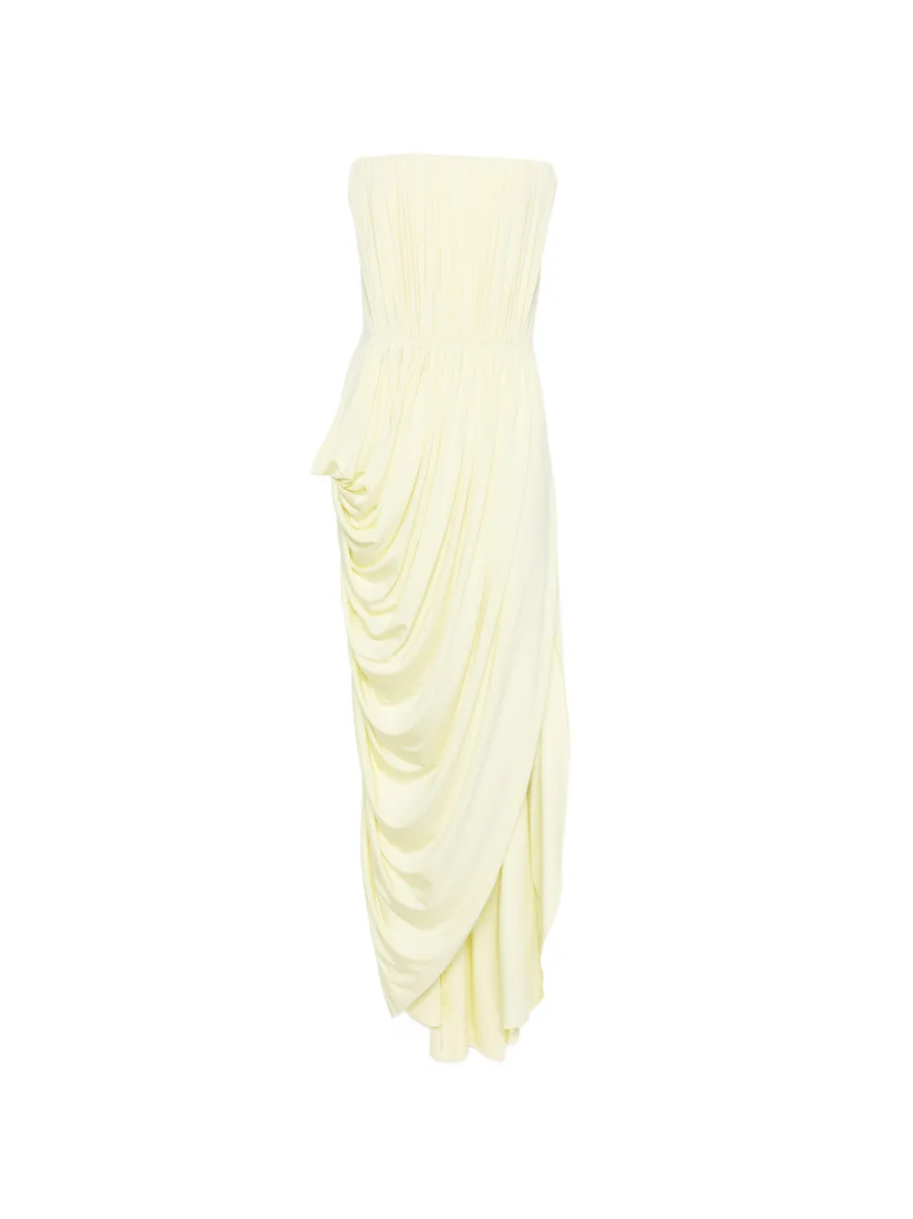 Stella McCartney draped midi dress - Giallo