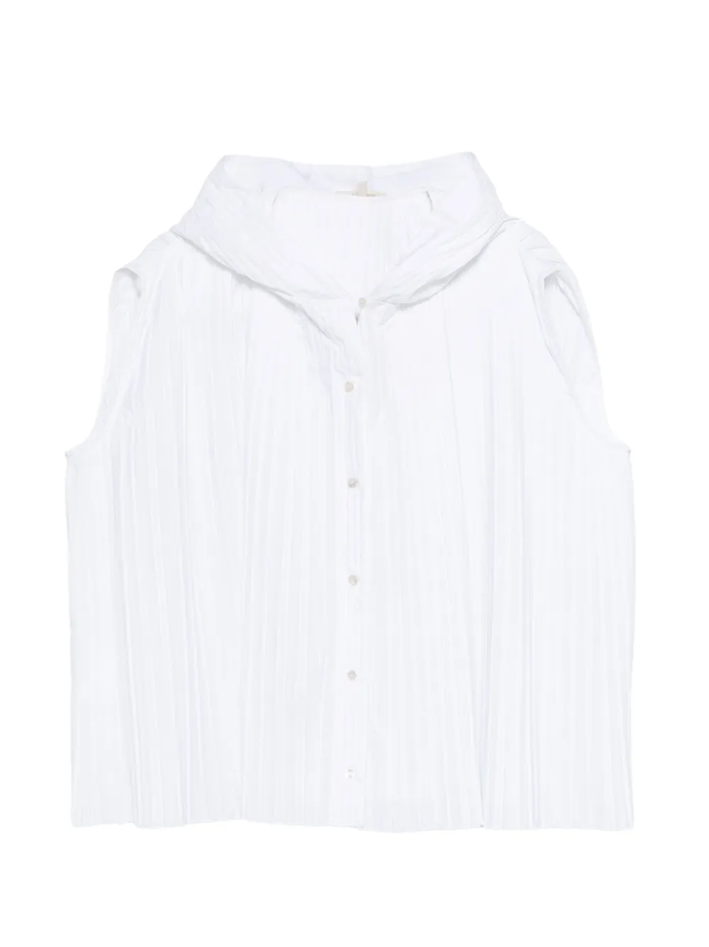 Barena pleated blouse - Bianco