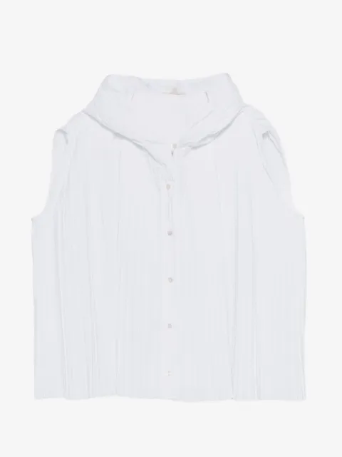 Barena blusa con pliegues