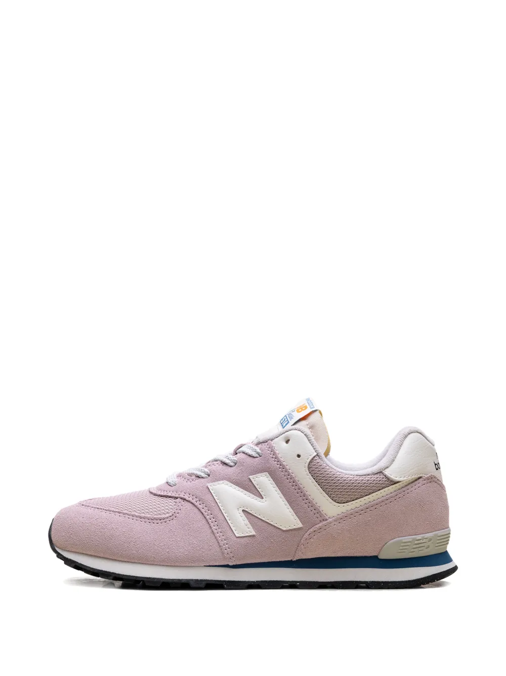 New Balance Kids 574 logo-appliqué sneakers Roze