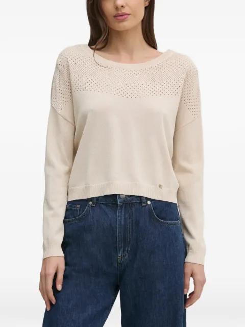 Gaudi perforated-detailing sweater