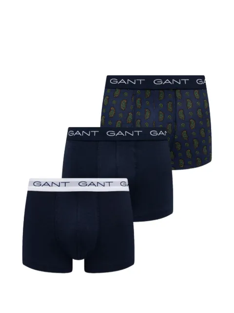 Gant paisley-print logo-waistband boxers (set of three)