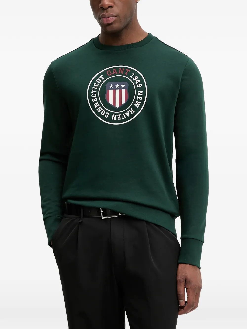 Gant circular motif sweatshirt - Grün