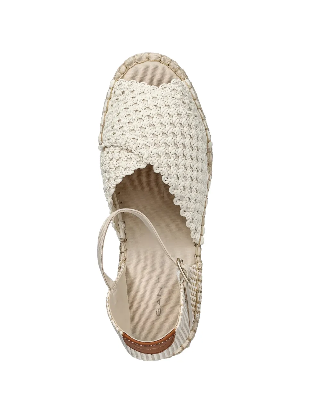 Gant crochet espadrilles Beige