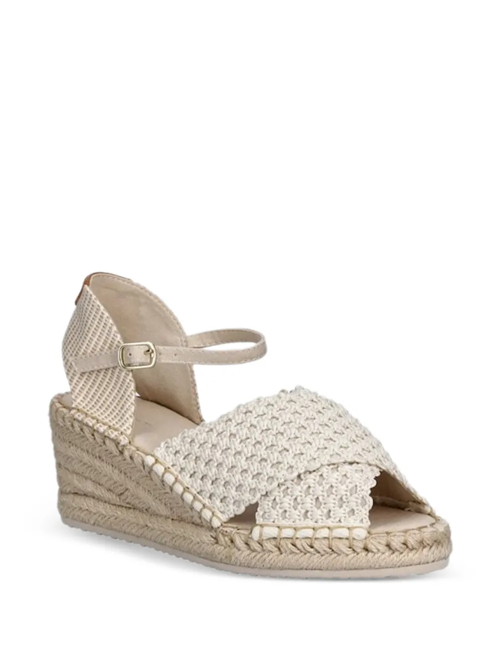 Gant crochet espadrilles Beige