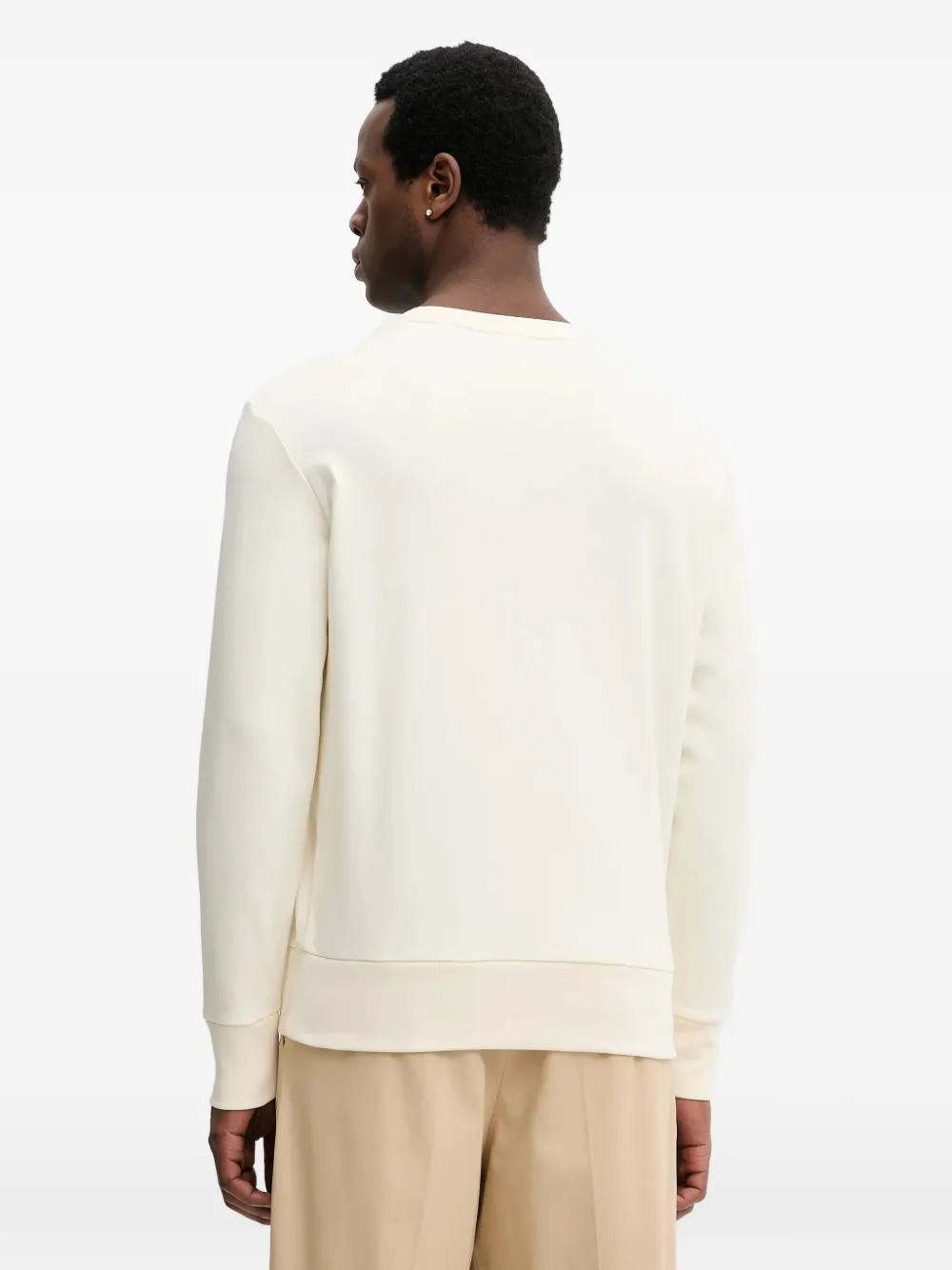 Gant Trui met grafische schild-print Beige