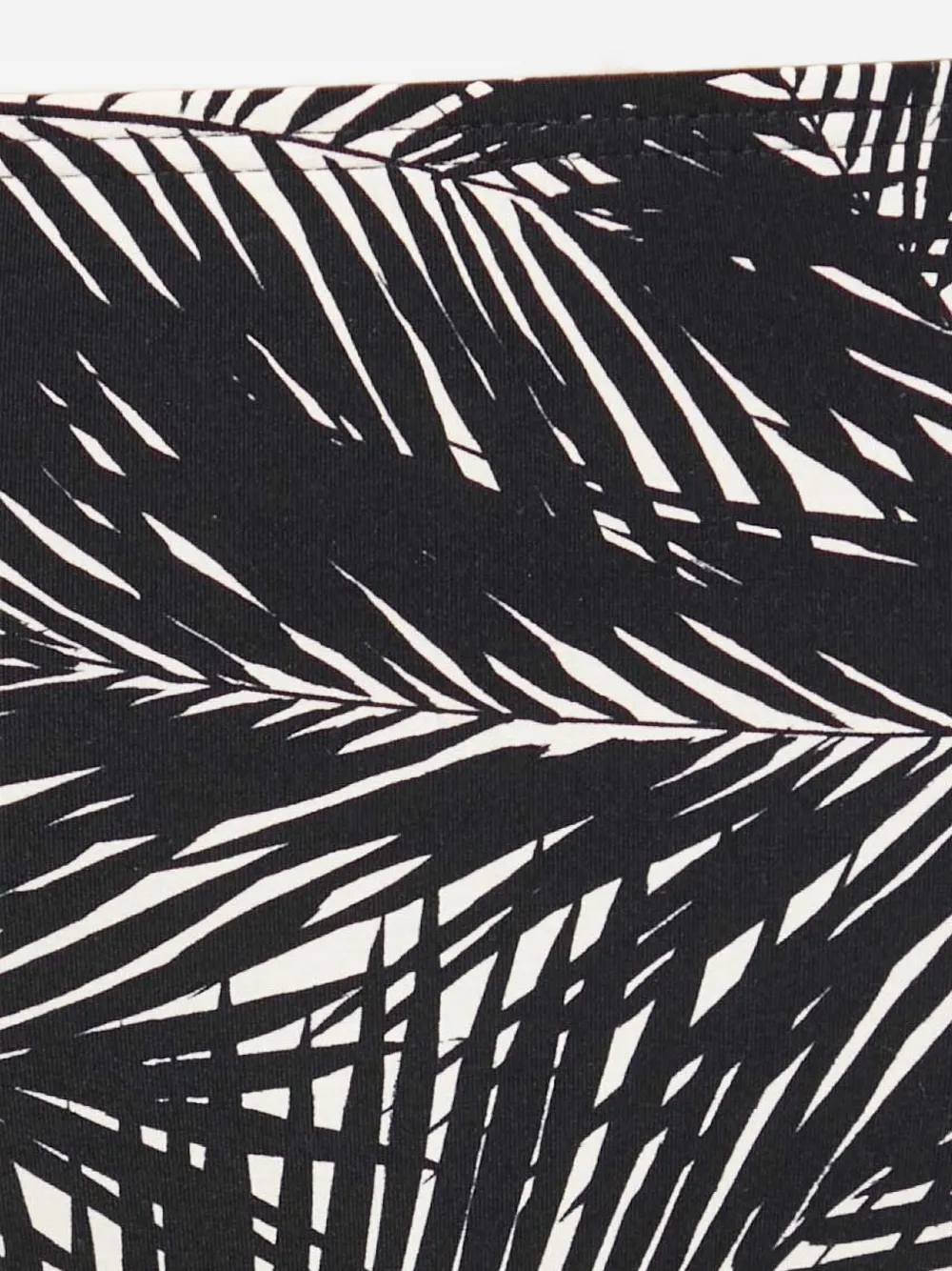 Michael Kors Bikinislip met palmprint Zwart