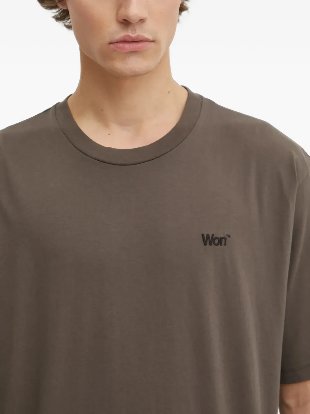 Won Hundred logo-detail T-shirt Bruin