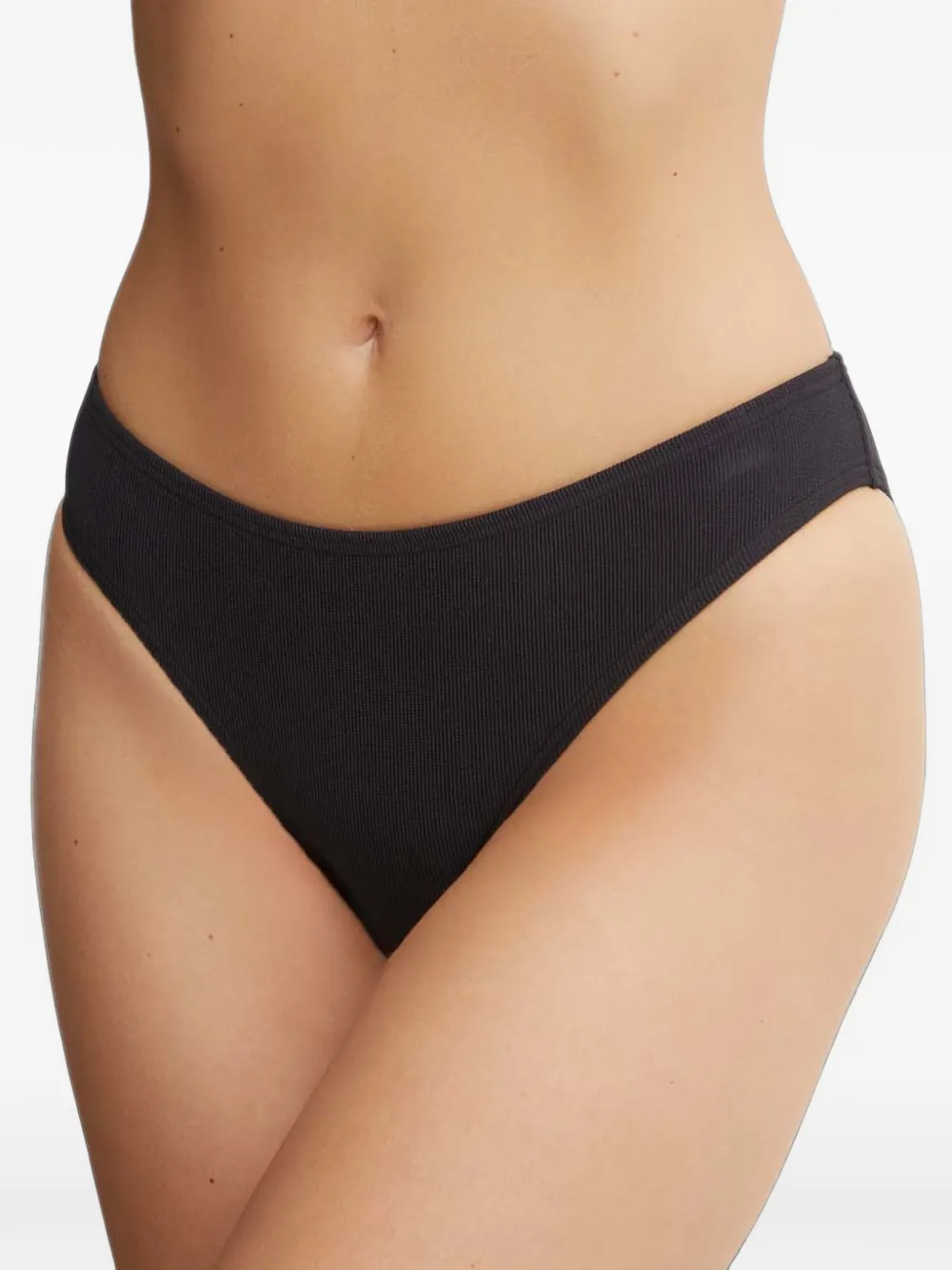 Michael Michael Kors ribbed-knit bikini bottoms - Nero