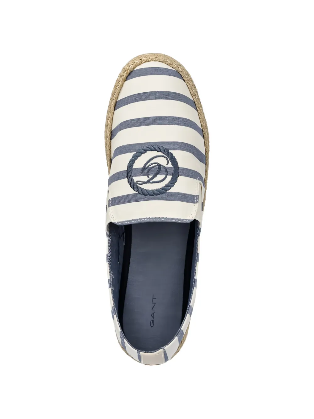 Gant Gestreepte espadrilles Wit