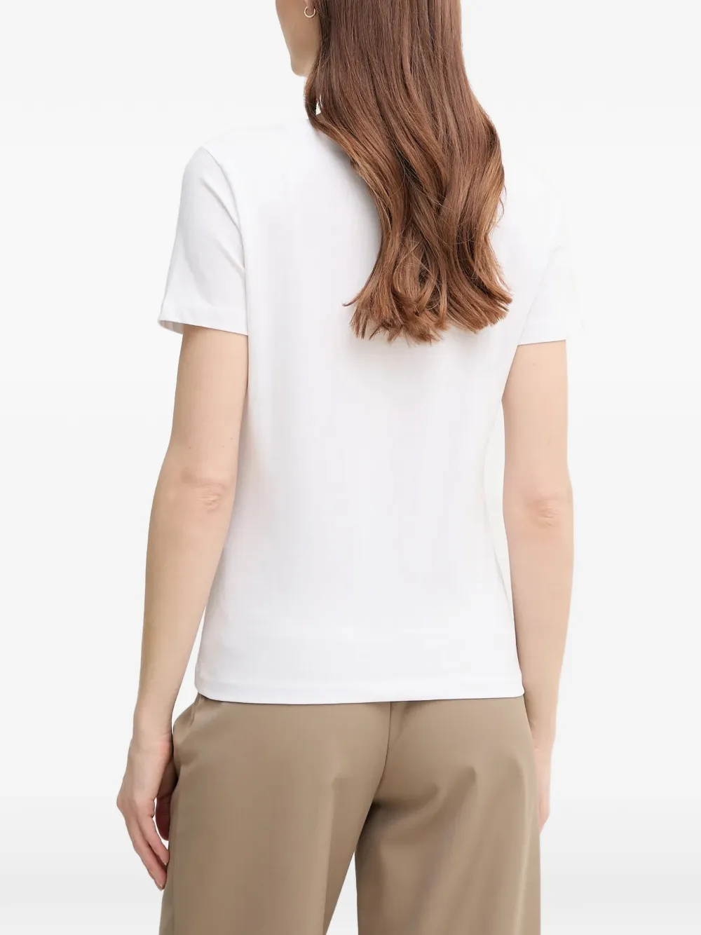 Gaudi T-shirt met bloemenprint Wit