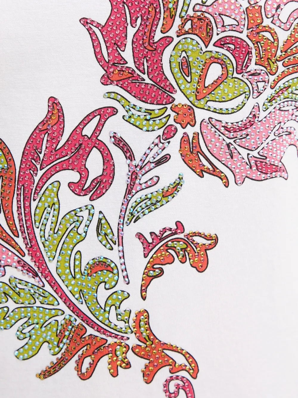 Gaudi T-shirt met bloemenprint Wit