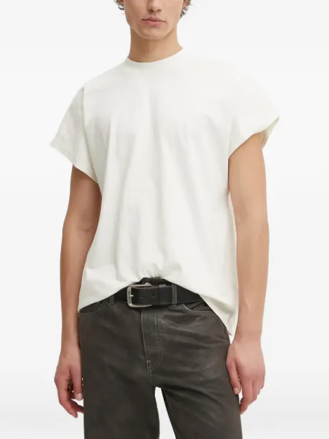 Won Hundred ribbed-trim cap-sleeve T-shirt