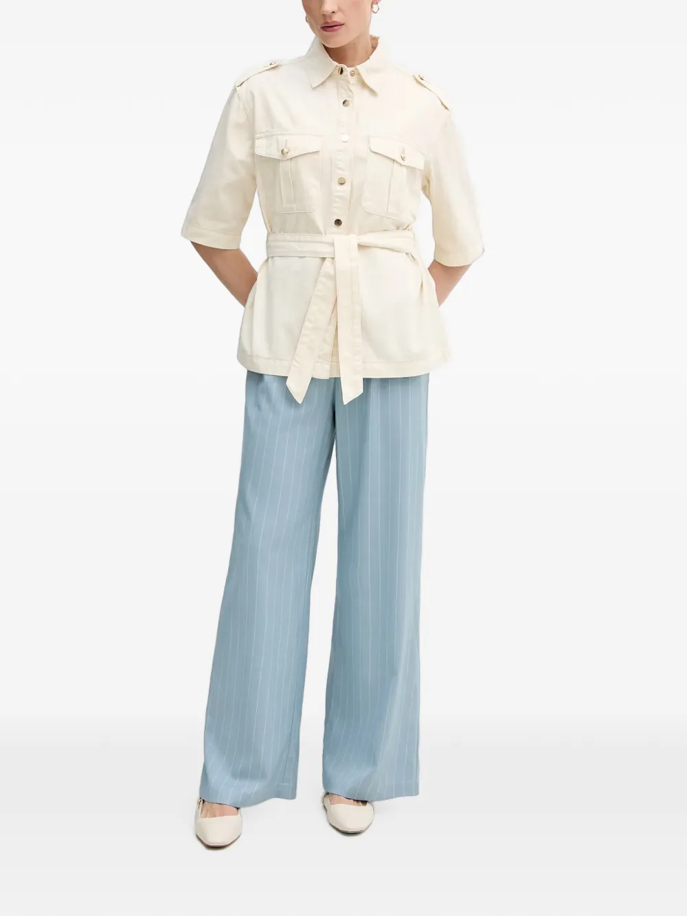 Gaudi Broek met trekkoord Blauw