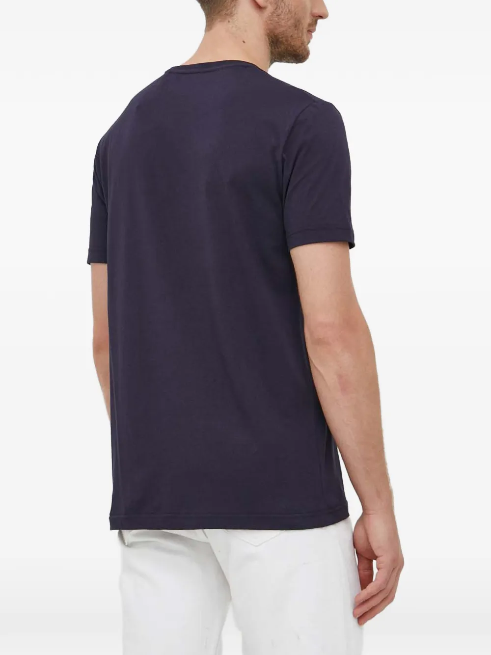 Gant T-shirt met logo Blauw