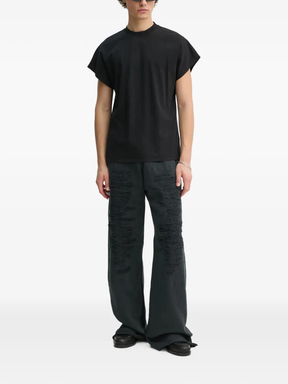 Won Hundred Creed T-shirt met logo-print Zwart