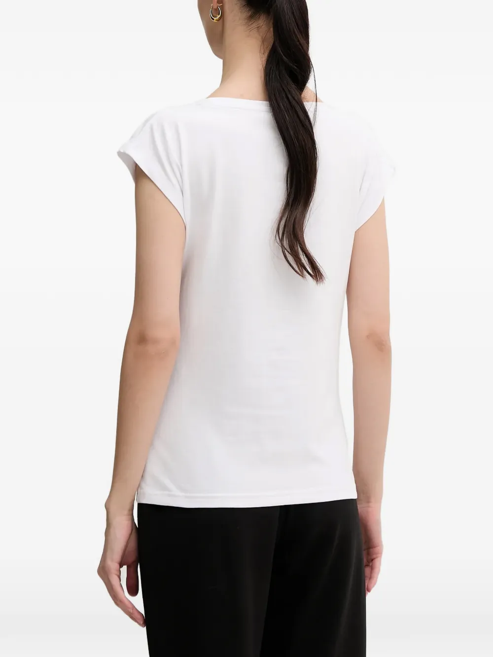 Gaudi Verfraaid T-shirt Wit