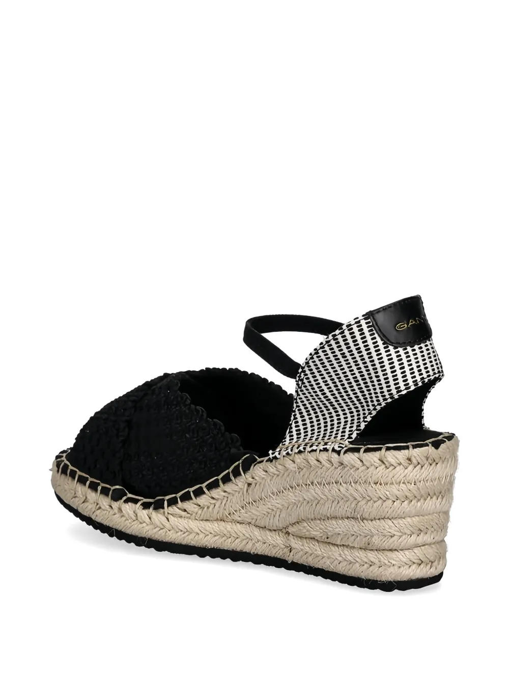 Gant ankle-strap espadrilles Zwart