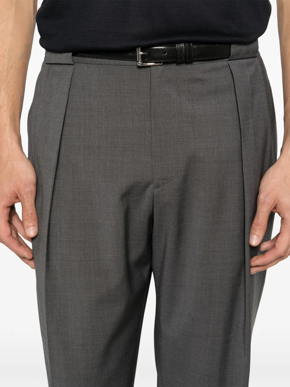 Briglia 1949 Portobello geplooide broek Grijs