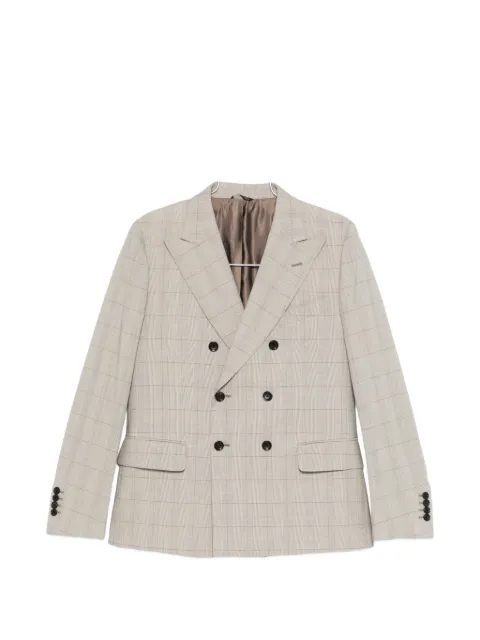 Reveres 1949 double-breasted patterned suit