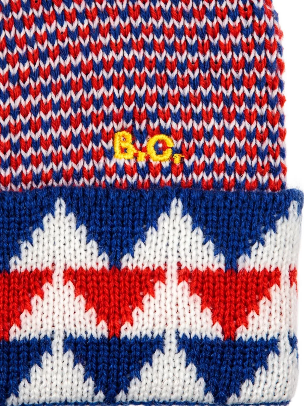 Bobo Choses Muts en wanten met geborduurd patroon Blauw