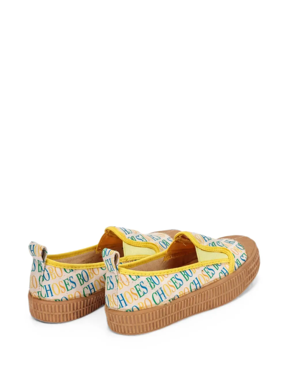 Bobo Choses Canvas sneakers met logoprint Beige