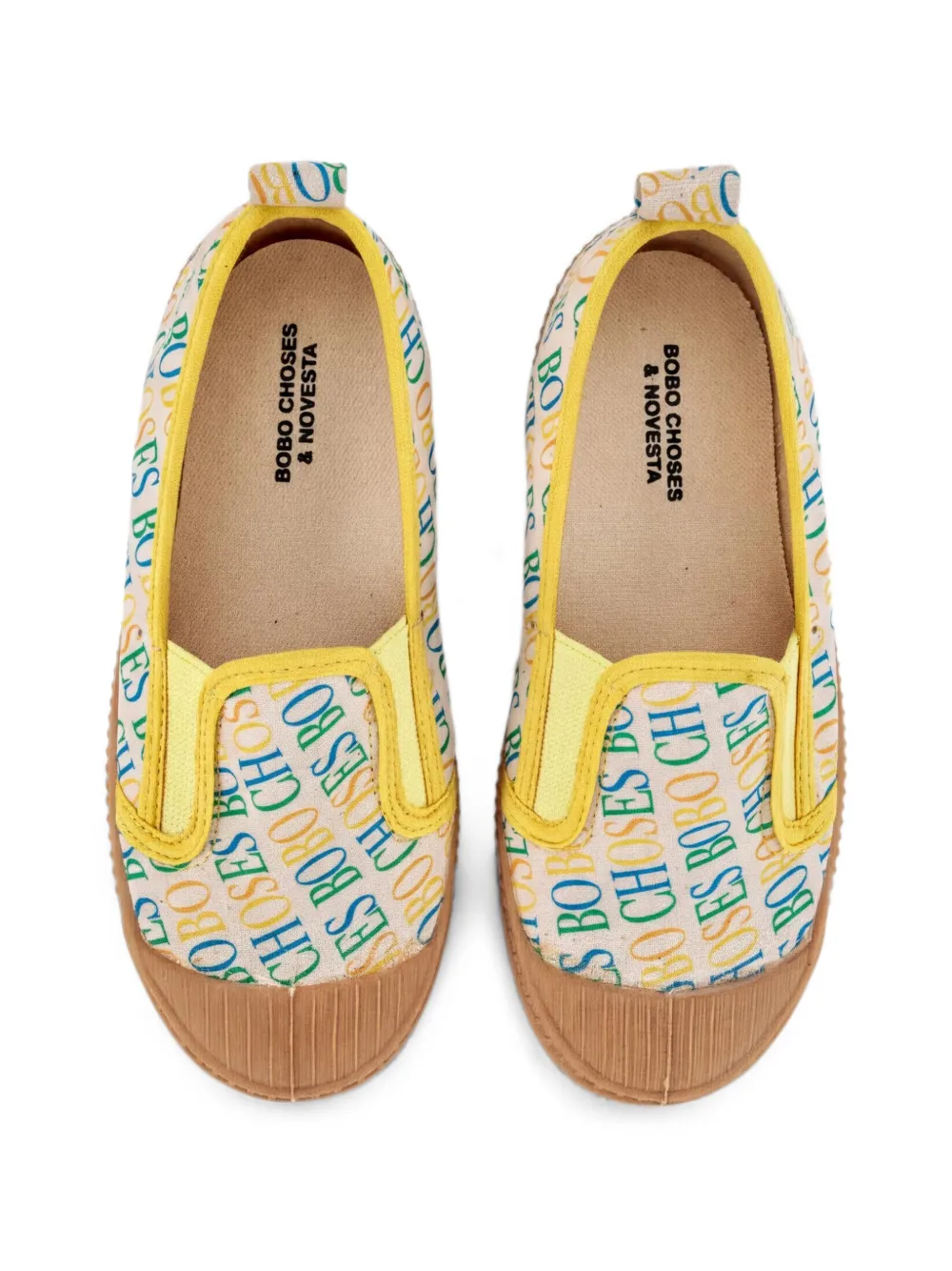 Bobo Choses Canvas sneakers met logoprint Beige