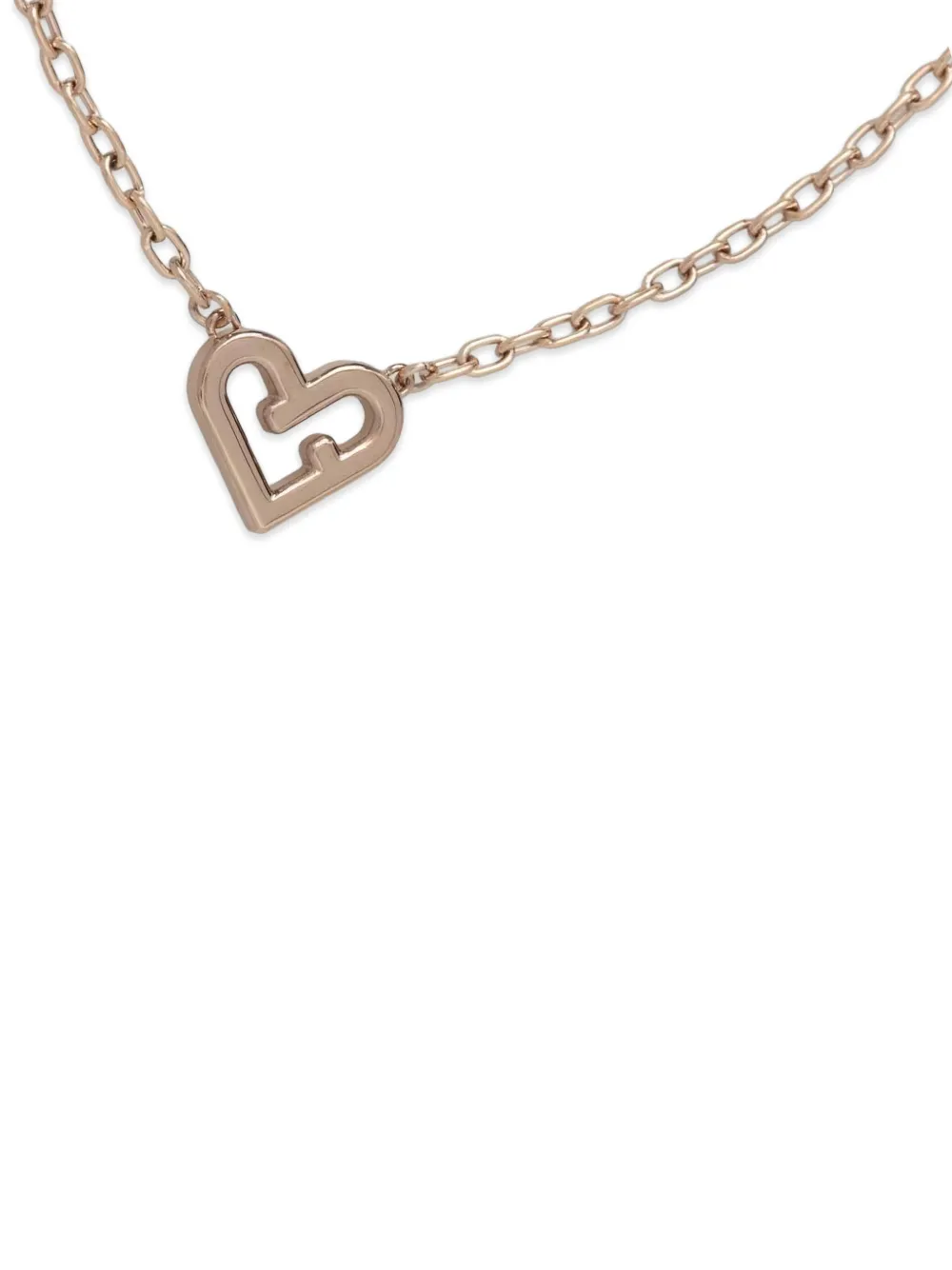Furla heart-pendant necklace - Oro