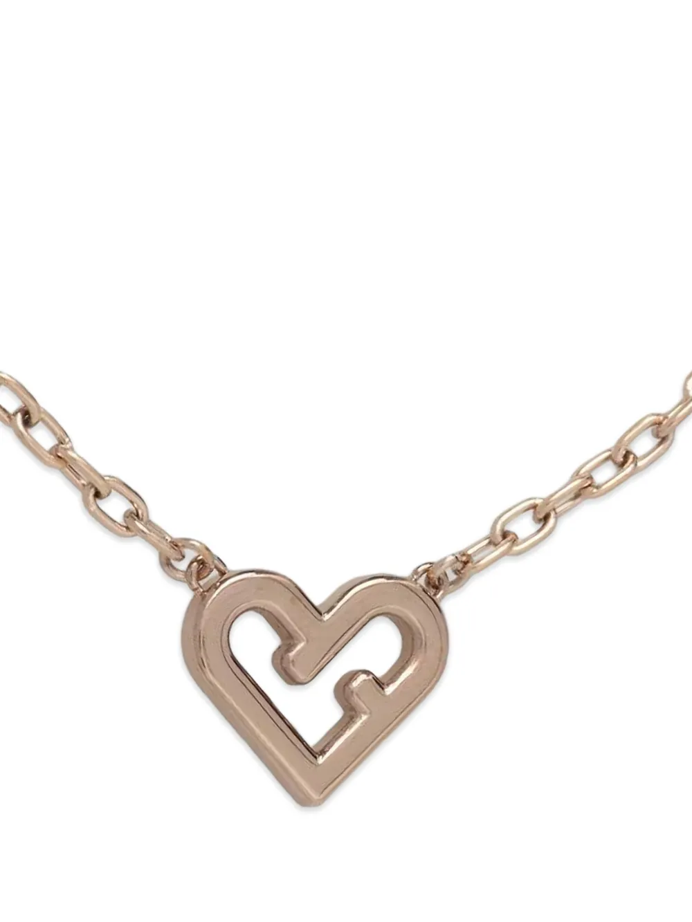 Furla heart-pendant necklace - Oro