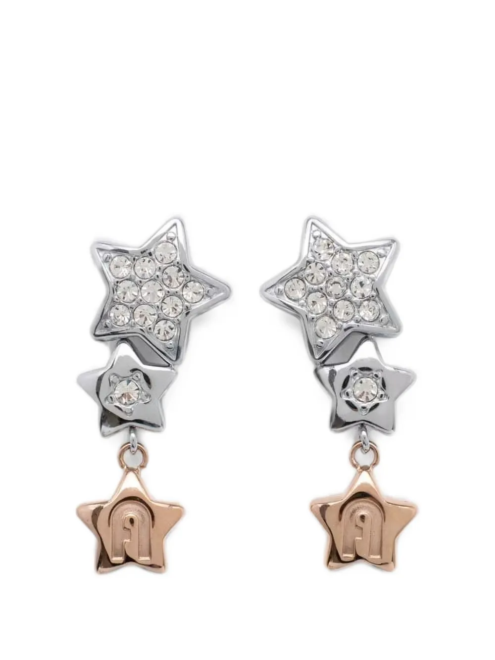 Furla crystal-embellished star earrings - Silber
