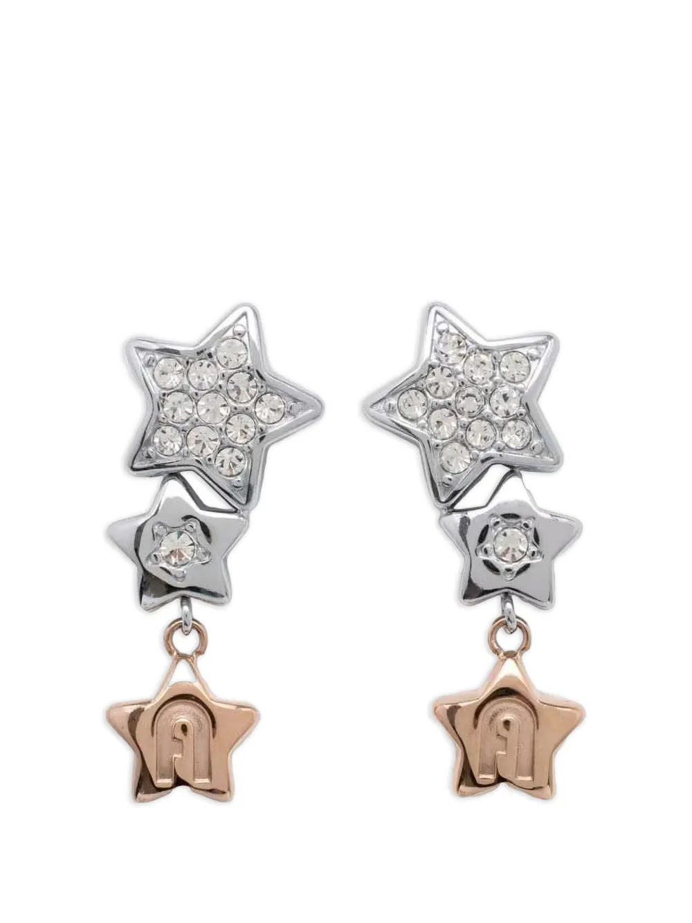 Furla crystal-embellished star earrings - Argento