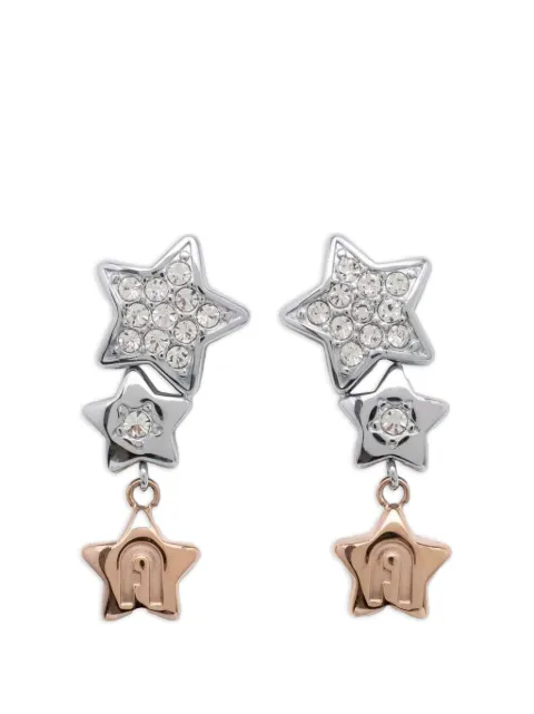 Furla crystal-embellished star earrings