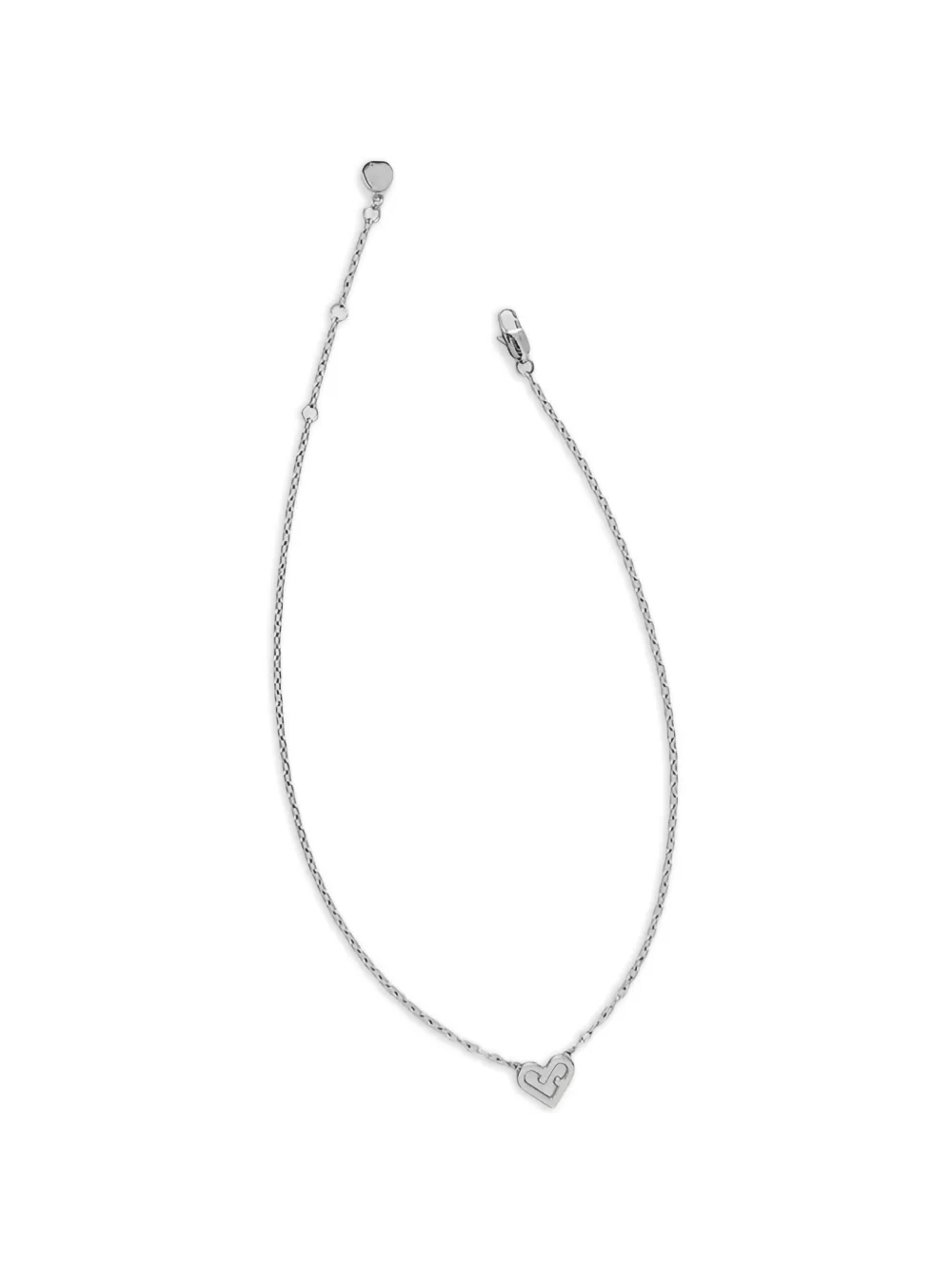 Furla heart-pendant necklace - Argento