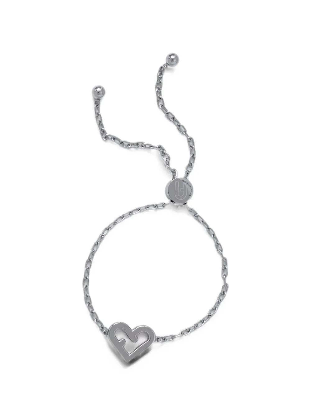 Furla heart-motif bracelet - Argent Furla heart-motif bracelet - Argent