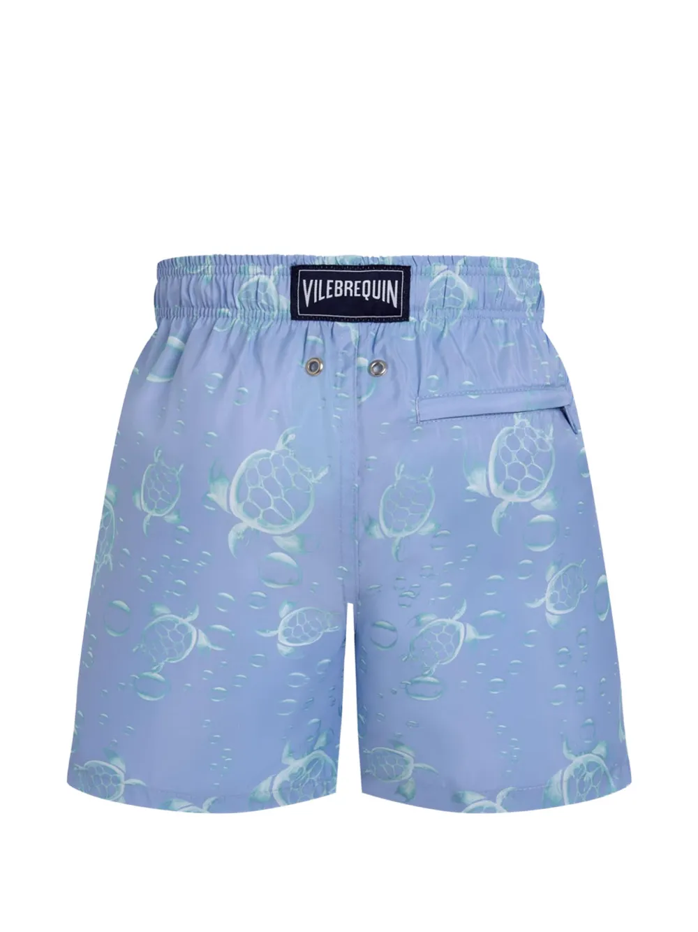 Vilebrequin Kids Zwembroek met schildpadprint Blauw