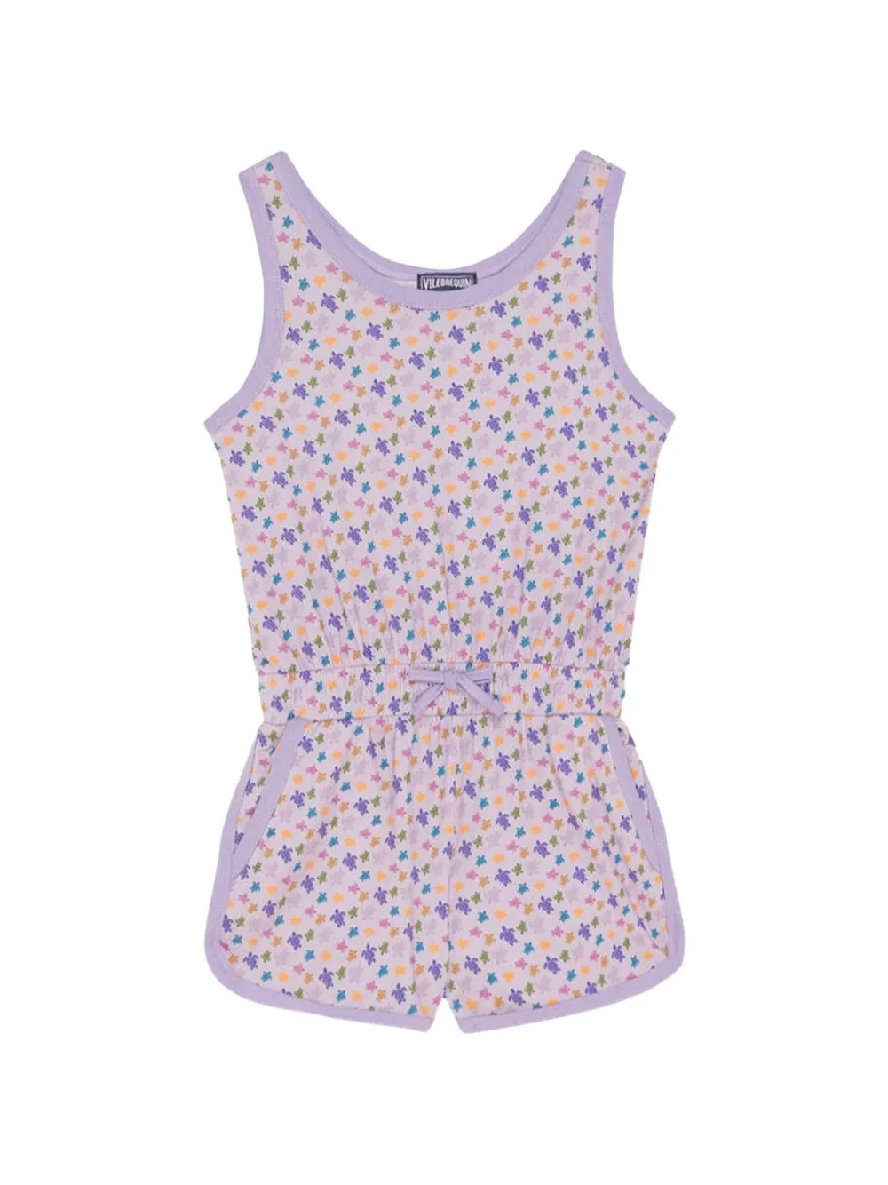 Vilebrequin Kids turtle-print playsuit - Violett
