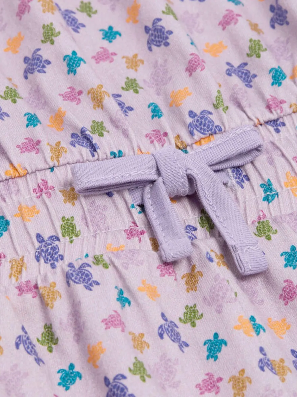 Vilebrequin Kids Playsuit met schildpadprint Paars