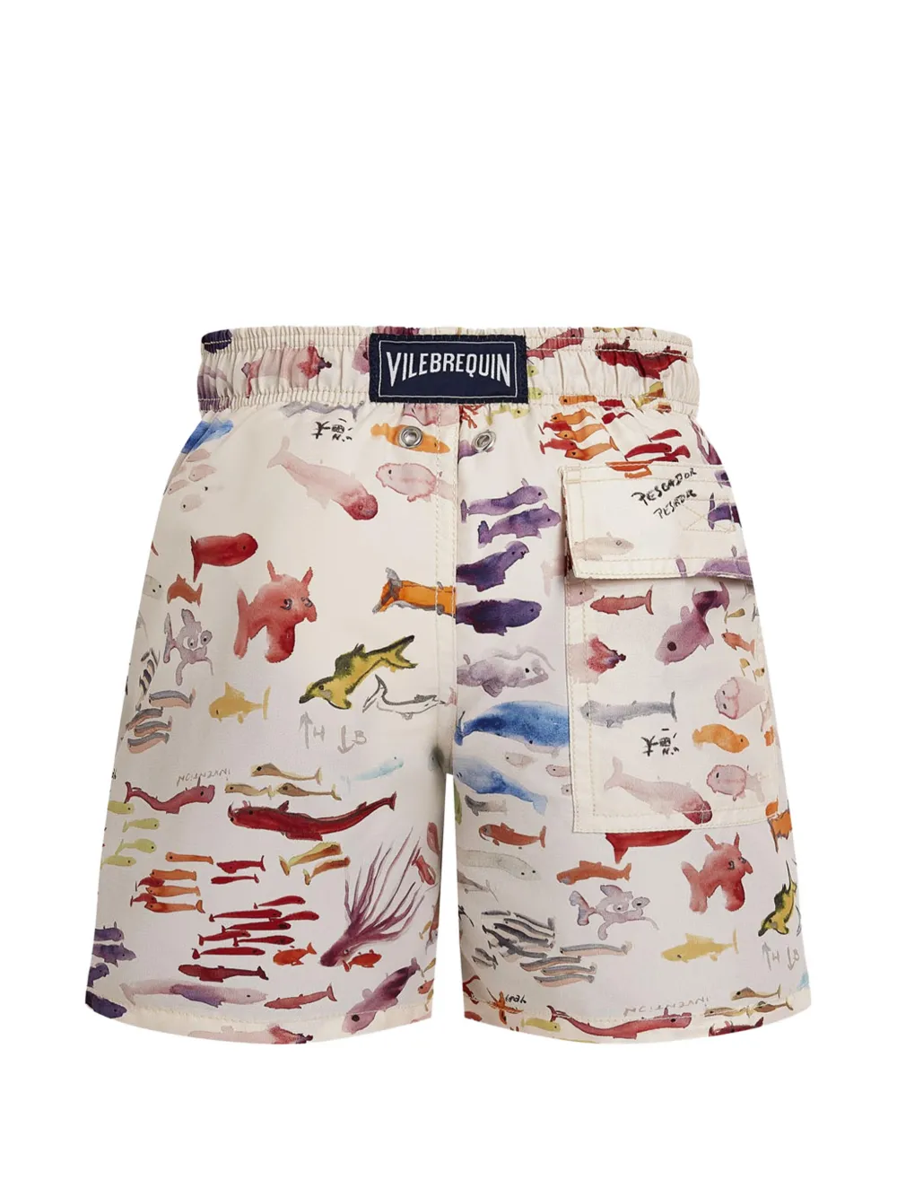  Vilebrequin Kids Printed Swim Shorts - Neutrals 