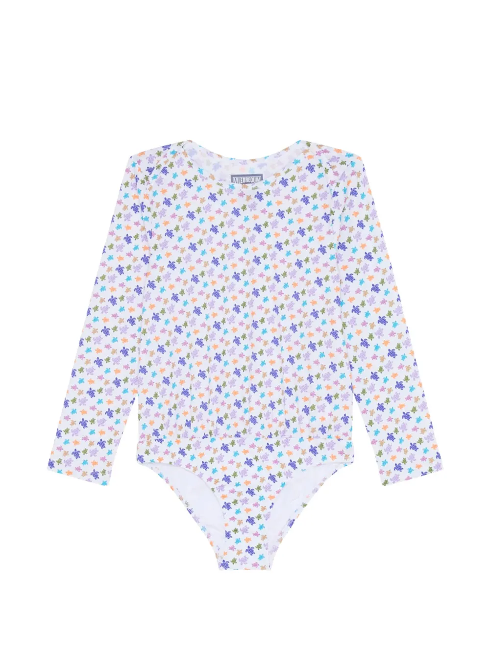 Vilebrequin Kids Micro Ronde des Tortues swimsuit - Bianco