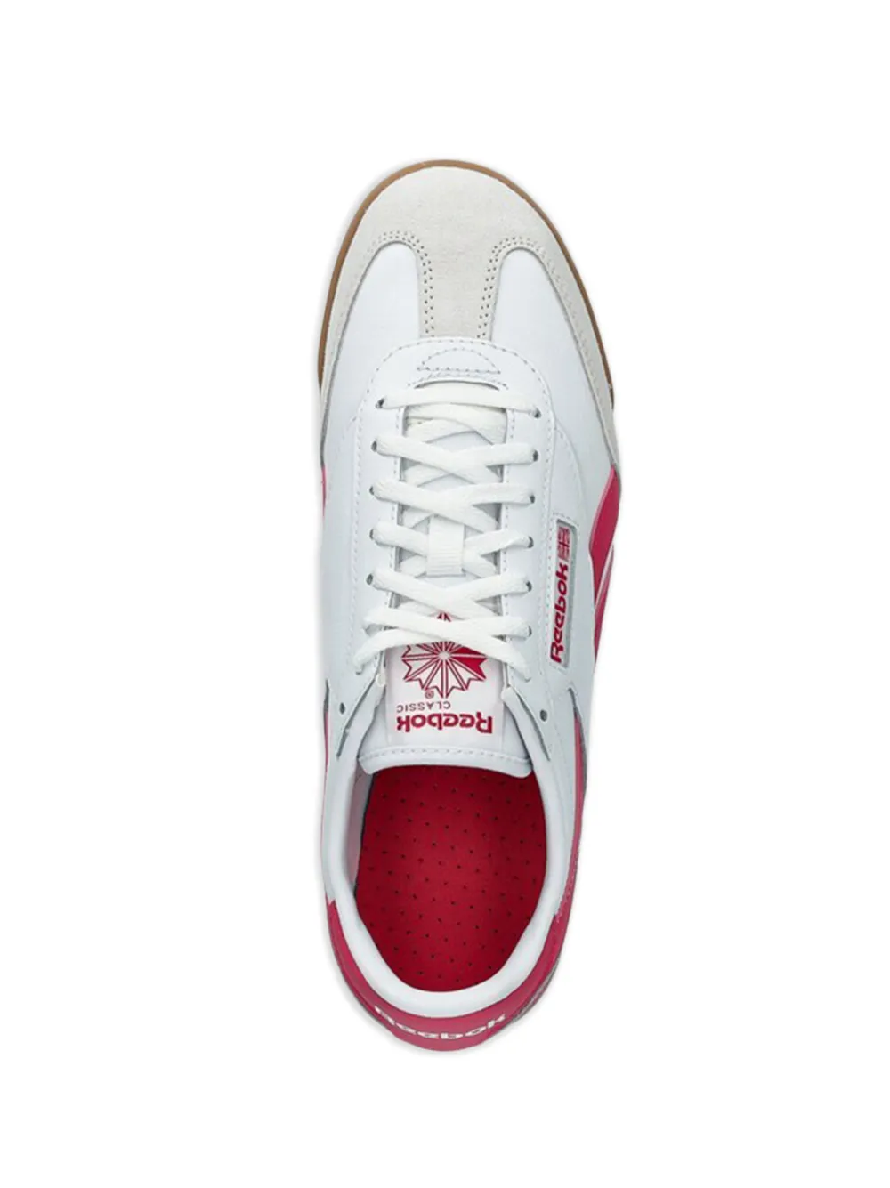 Reebok 스트라이프 스웨이드 스니커즈 In White