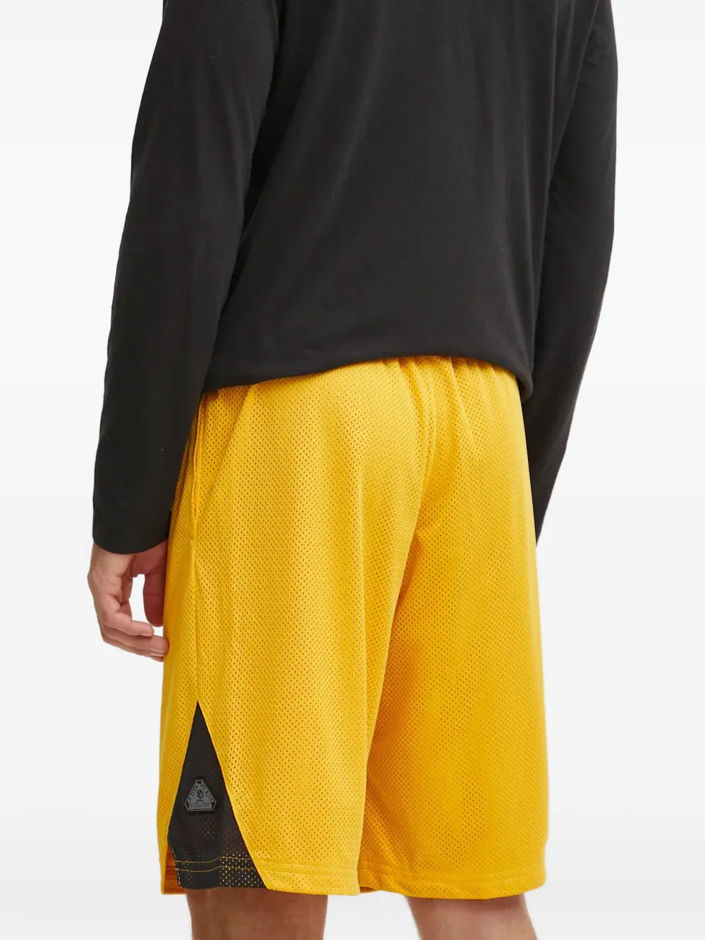 Reebok Trainingsshorts met mesh Geel