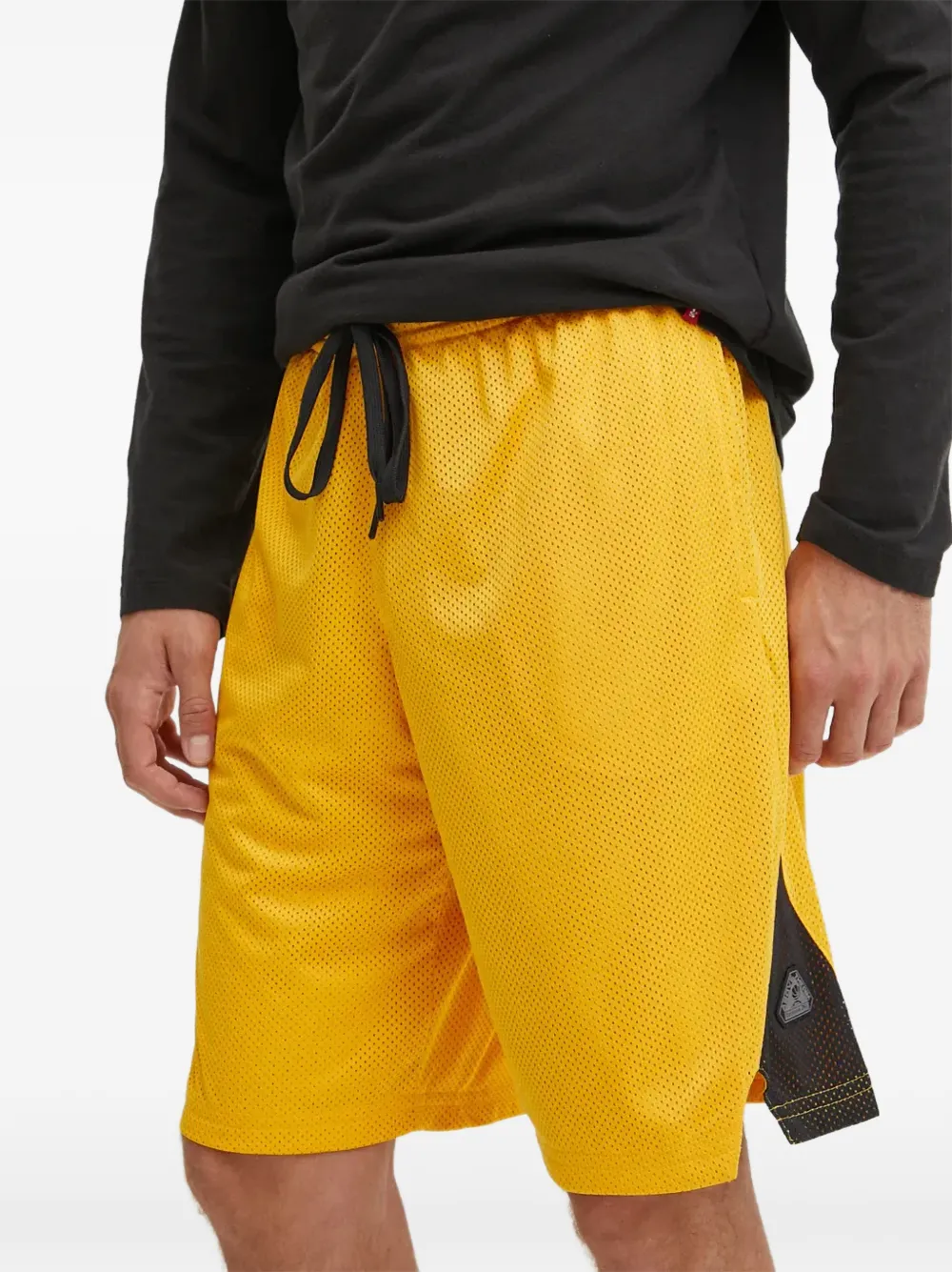 Reebok mesh track shorts